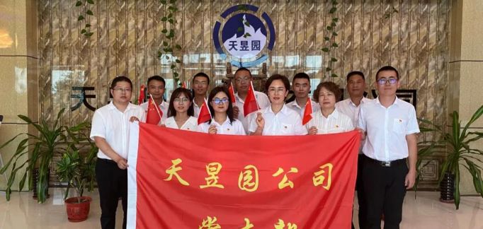2020年天昱园公司党支部七·一活动